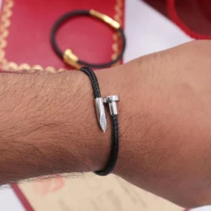 Bracelet homme acier Cartier Clou câble